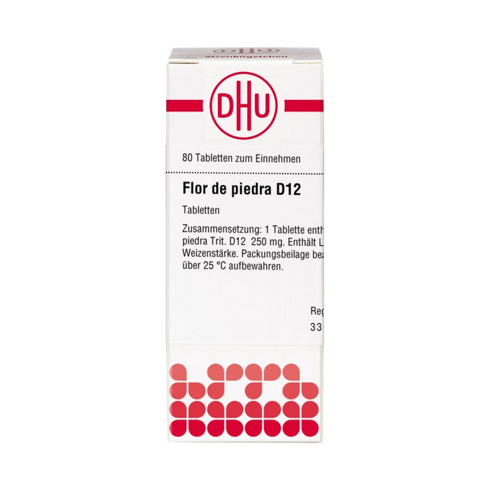 DHU Flor de Piedra D12 Tabletten, 80 pc Tablettes