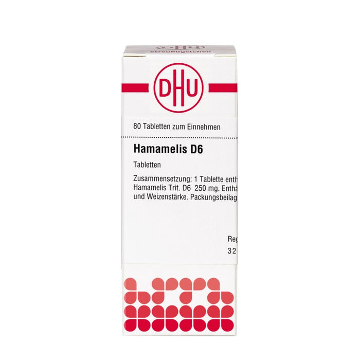 DHU Hamamelis D6 Tabletten, 80 pc Tablettes