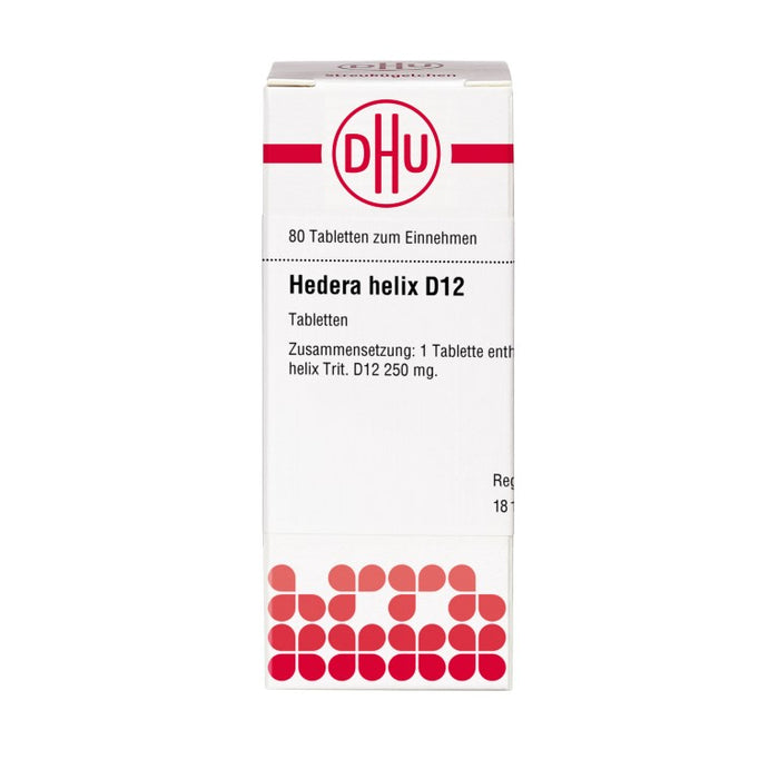 Hedera helix D12 DHU Tabletten, 80 St. Tabletten