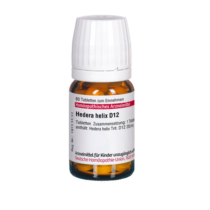 Hedera helix D12 DHU Tabletten, 80 St. Tabletten