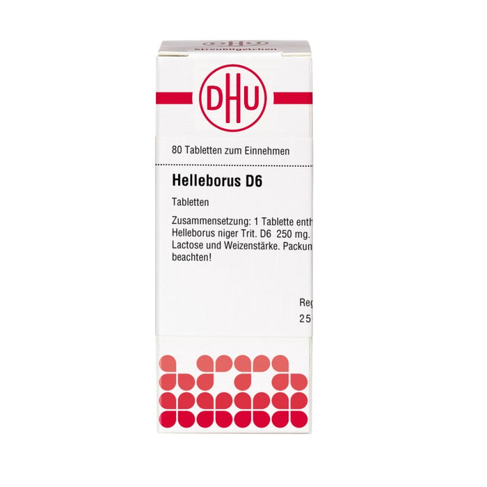 Helleborus D6 DHU Tabletten, 80 St. Tabletten