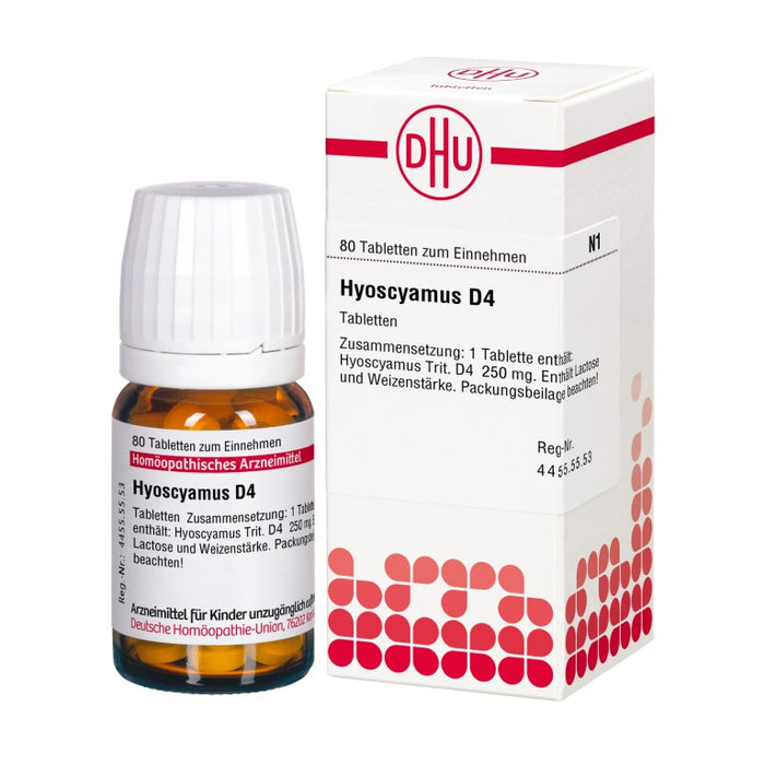 Hyoscyamus D4 DHU Tabletten, 80 St. Tabletten