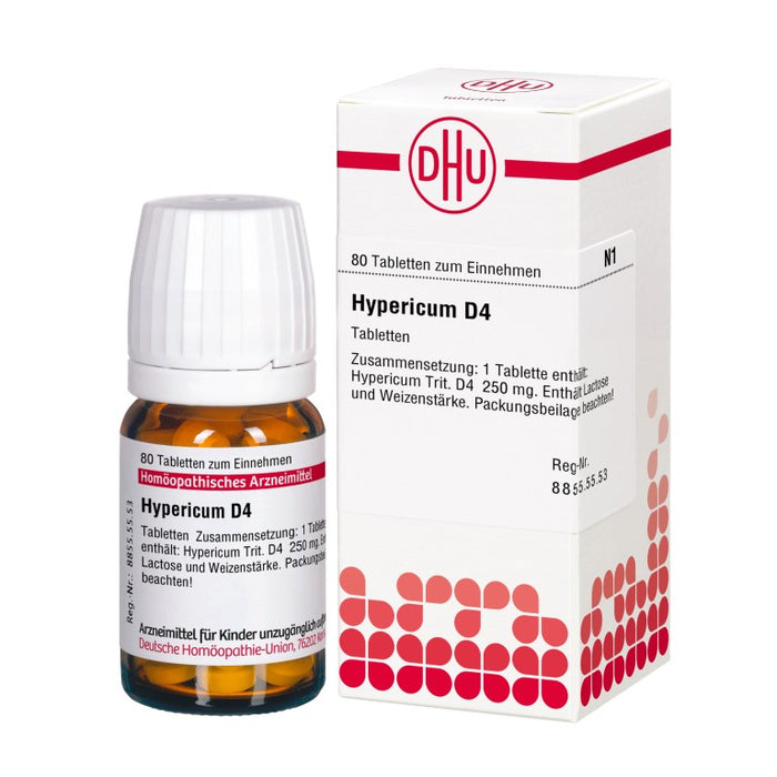 DHU Hypericum D4 Tabletten, 80 St. Tabletten