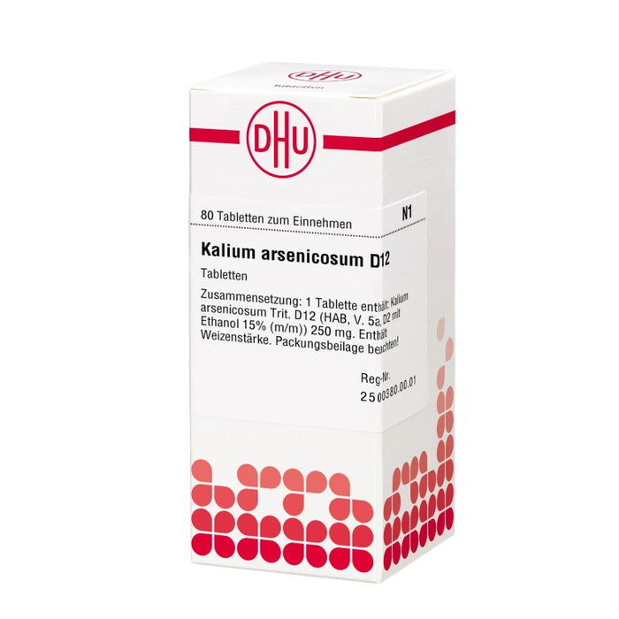 DHU Kalium arsenicosum D12 Tabletten, 80 pc Tablettes