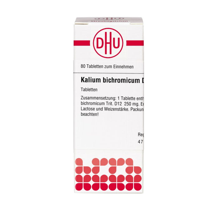 DHU Kalium bichromicum D12 Tabletten, 80 St. Tabletten