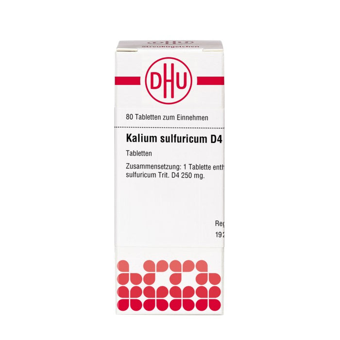 DHU Kalium sulfuricum D4 Tabletten, 80 St. Tabletten