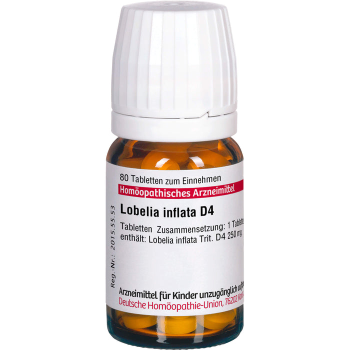 DHU Lobelia inflata D4 Tabletten, 80 St. Tabletten