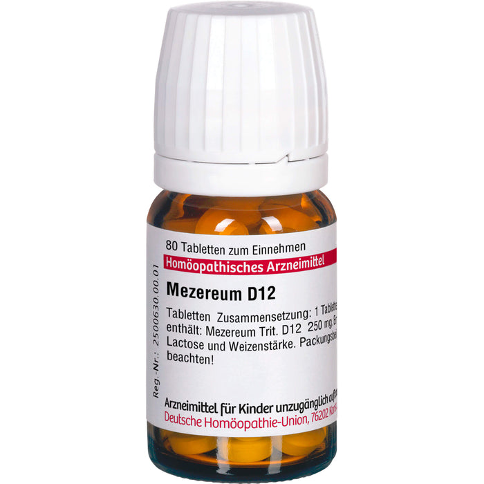 DHU Mezereum D12 Tabletten, 80 St. Tabletten