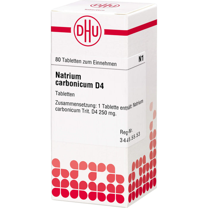 DHU Natrium carbonicum D4 Tabletten, 80 St. Tabletten