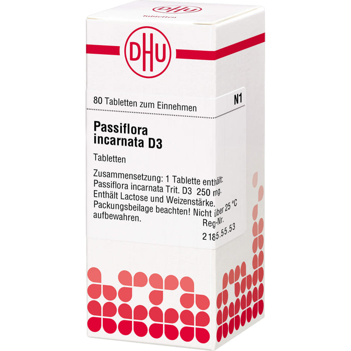 Passiflora incarnata D3 DHU Tabletten, 80 St. Tabletten