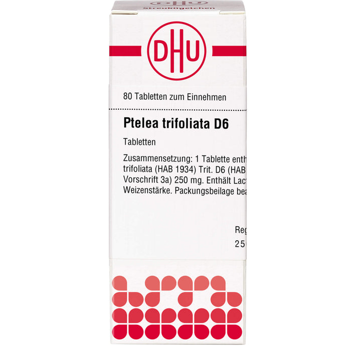 Ptelea trifoliata D6 DHU Tabletten, 80 St. Tabletten