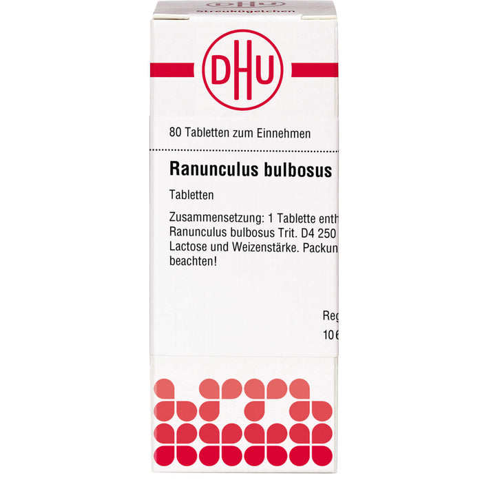 DHU Ranunculus bulbosus D4 Tabletten, 80 St. Tabletten