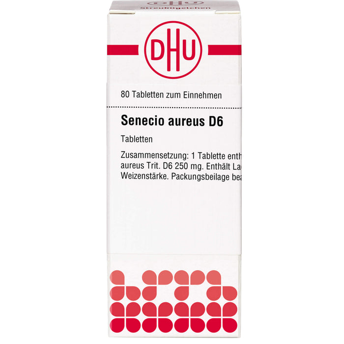 Senecio aureus D6 DHU Tabletten, 80 St. Tabletten