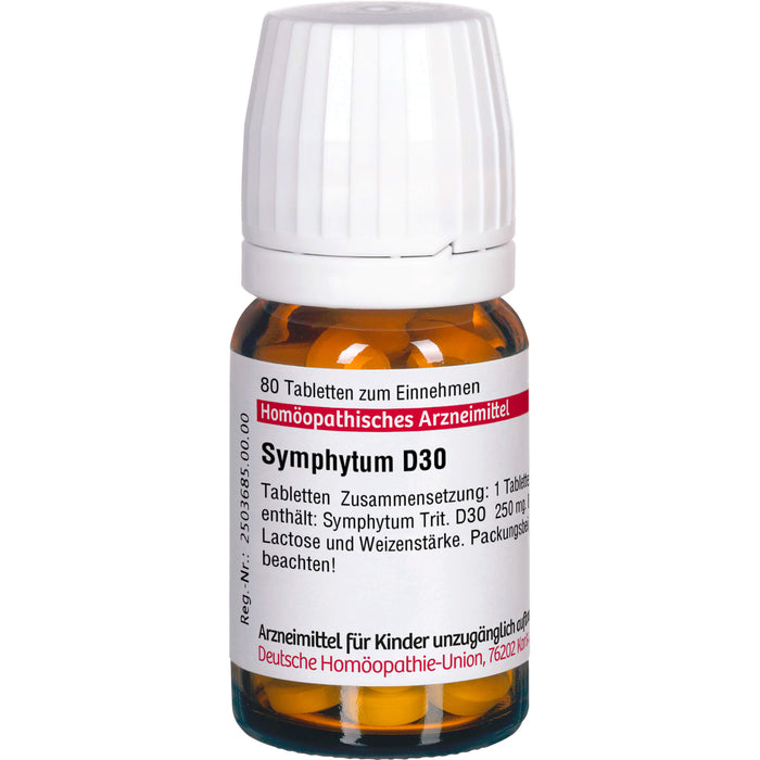 DHU Symphytum D 30 Tabletten, 80 pc Tablettes