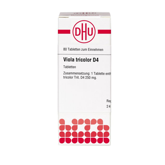 Viola tricolor D4 DHU Tabletten, 80 St. Tabletten