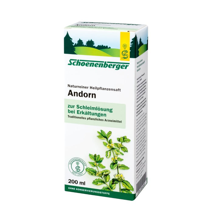 Schoenenberger Naturreiner Heilpflanzensaft Andorn, 200 ml Solution