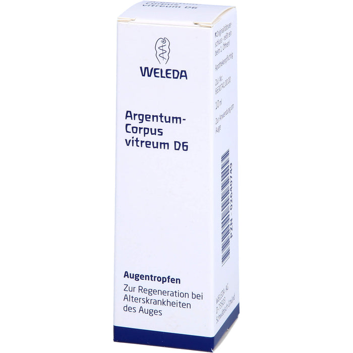 Argentum corpus Vitreum D6 Weleda Augentropfen, 10 ml ATR