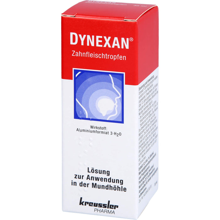 Dynexan Zahnfleischtropfen bei leichten Entzündungen im Mundraum, 30 ml Lösung