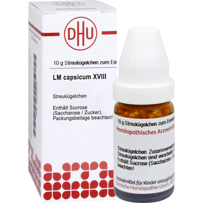 DHU Capsicum LM XVIII Streukügelchen, 5 g Globules