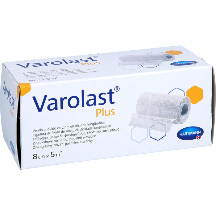 Varolast Plus 8 cm x 5 m Zinkleimbinde, 1 St. Packung