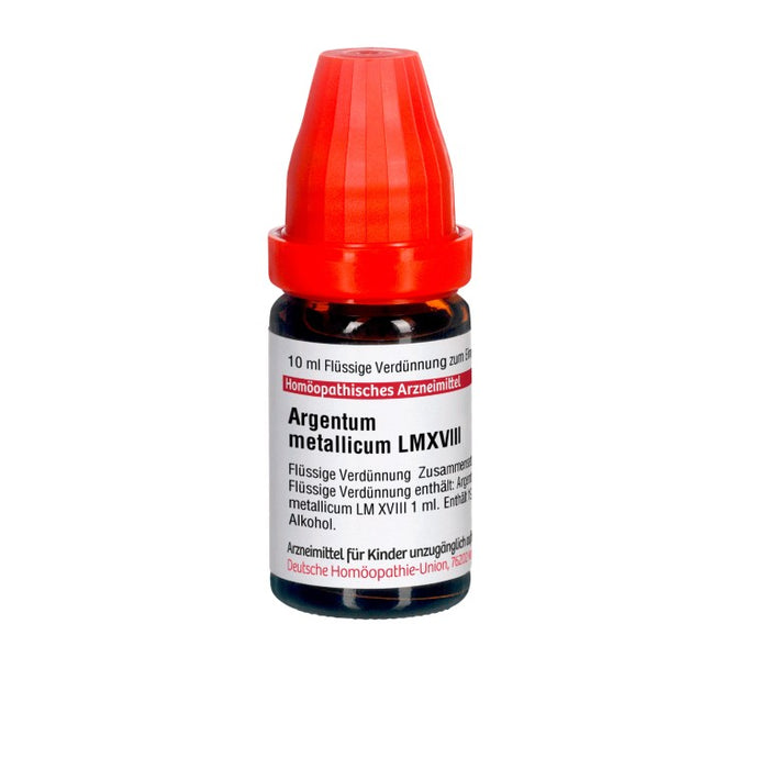 Argentum metallicum LM XVIII DHU Dilution, 10 ml Lösung