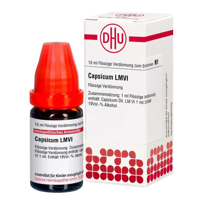 Capsicum LM VI DHU Dilution, 10 ml Lösung