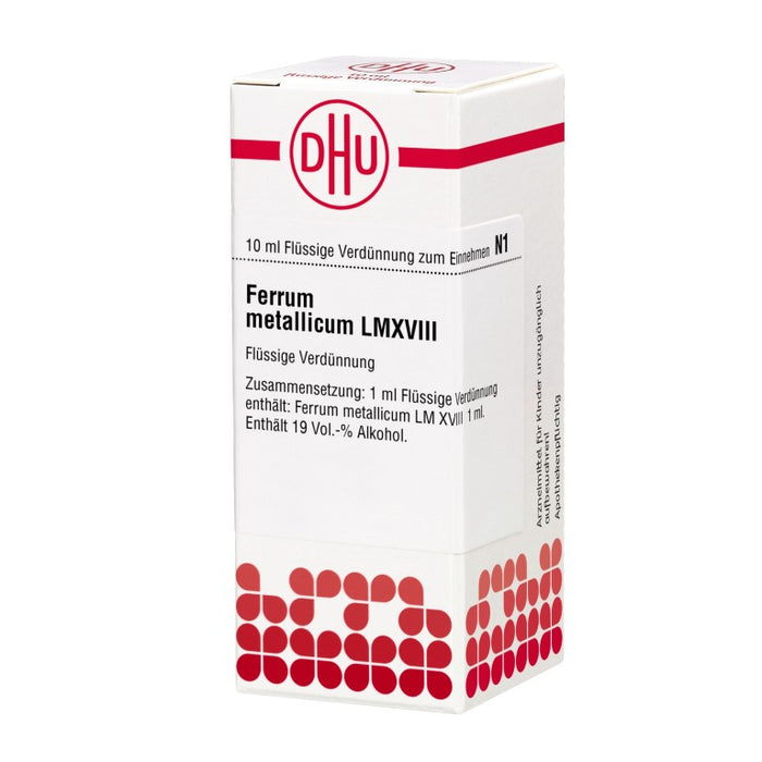 Ferrum metallicum LM XVIII DHU Dilution, 10 ml Lösung