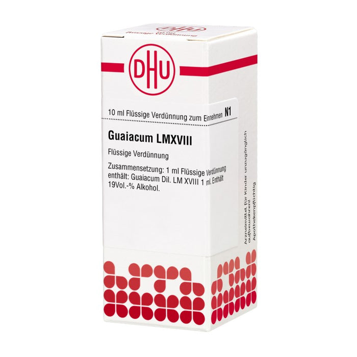 Guaiacum LM XVIII DHU Dilution, 10 ml Lösung