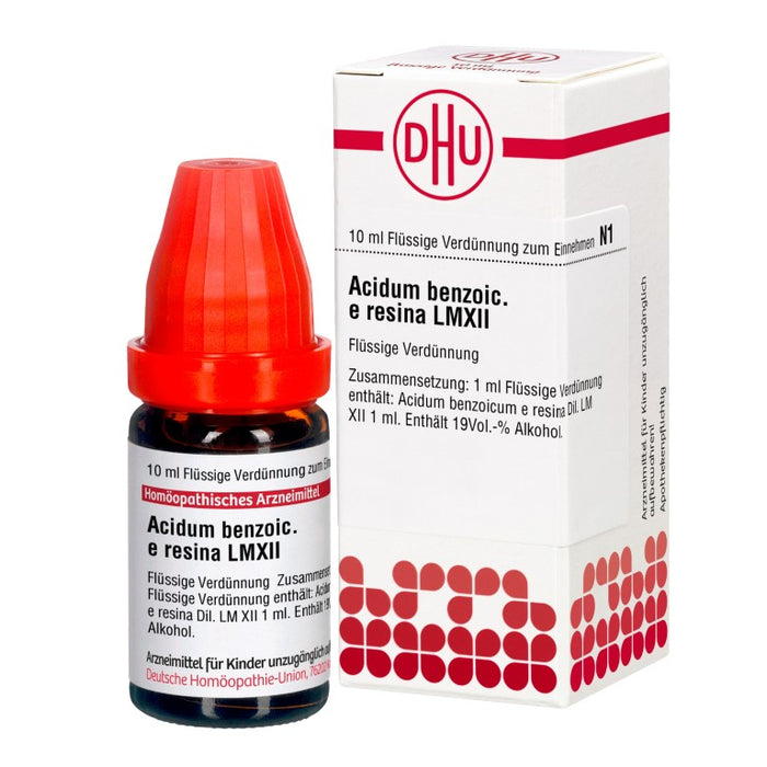 Acidum benzoicum e resina LM XII DHU Dilution, 10 ml Lösung