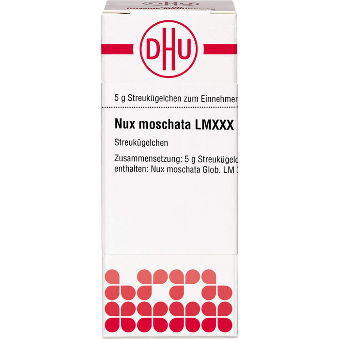 DHU Nux moschata LM XXX Streukügelchen, 5 g Globules