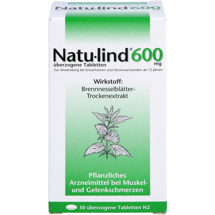 Natu-lind 600 mg, überzogene Tabletten, 50 St UTA