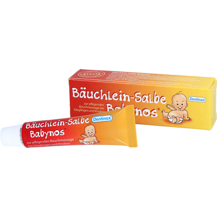 Bäuchlein-Salbe Babynos zur pflegenden Bauchmassage, 10 ml Ointment