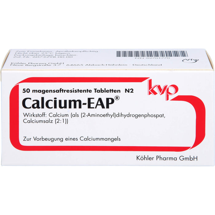 Calcium-EAP Filmtabletten zur Vorbeugung eines Calciummangels, 50 St. Tabletten