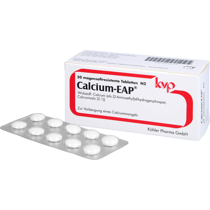 Calcium-EAP Filmtabletten zur Vorbeugung eines Calciummangels, 50 pcs. Tablets