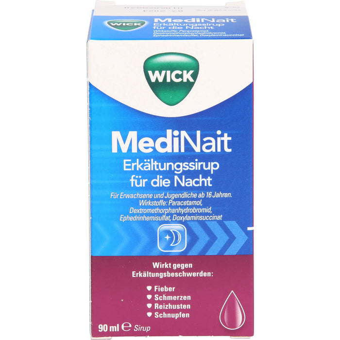 WICK MediNait Erkältungssirup, 90 ml Lösung