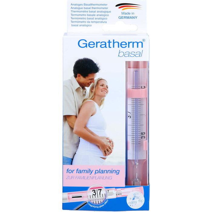 Geratherm basal analoges Basalthermometer, 1 St. Fieberthermometer