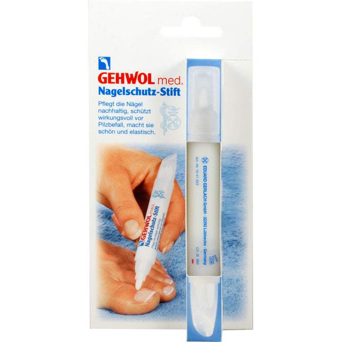 GEHWOL med Nagelschutz-Stift pflegt die Nägel nachhaltig, 3 ml Plume