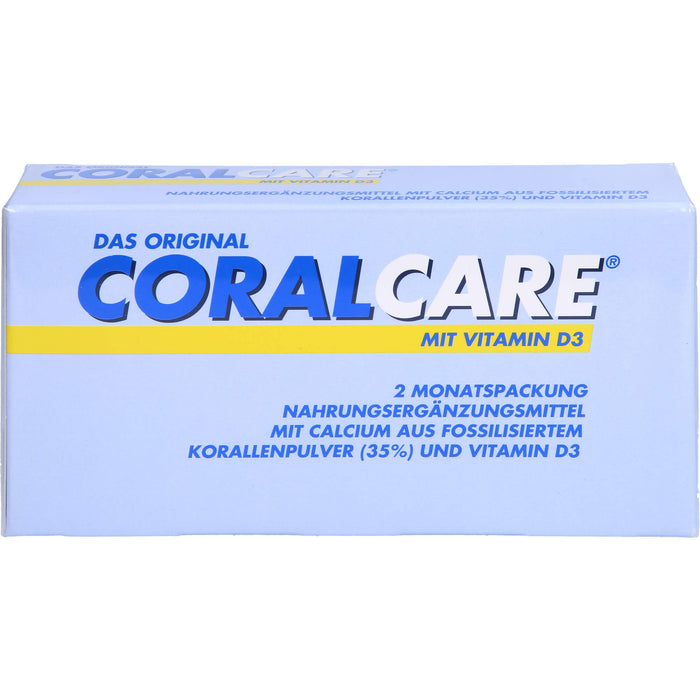 CORALCARE 2-Monatspackung mit Vitamin D3 und K2 Pulver, 85 g Poudre