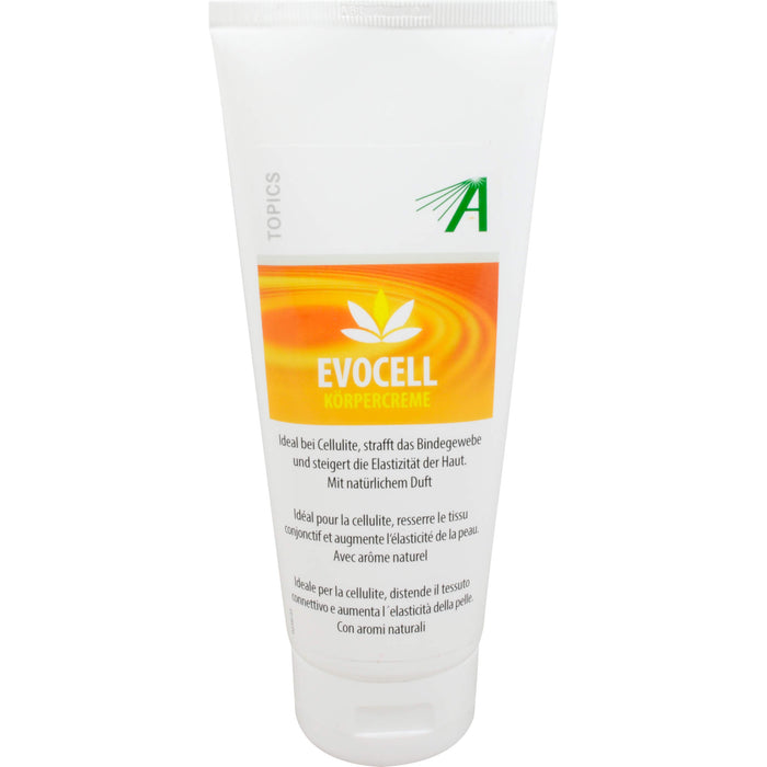 EVOCELL Körpercreme strafft das Bindegewebe und steigert die Elastizität der Haut, 200 ml Creme