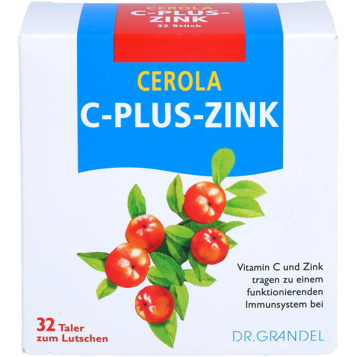 CEROLA C-Plus-Zink Taler, 32 pcs. Tablets