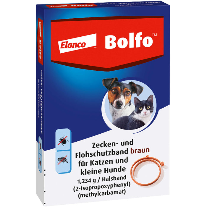 Bolfo Zecken- und Flohschutzband für Katzen und kleine Hunde, 1 pc Ampoules