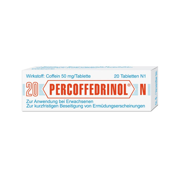 Percoffedrinol N Tabletten bei Ermüdungserscheinungen, 20 pc Tablettes