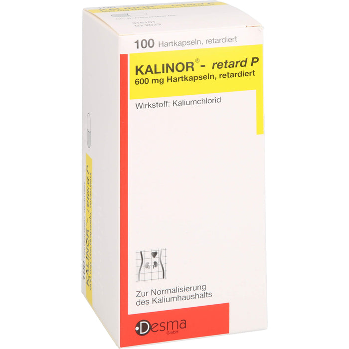 KALINOR-retard P 600 mg Hartkapseln, 100 pcs. Capsules