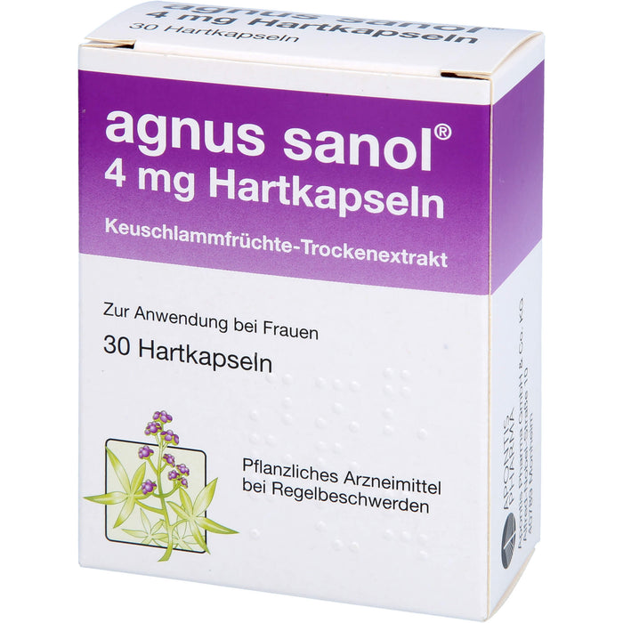 agnus sanol 4 mg Hartkapseln, 30 St HKP