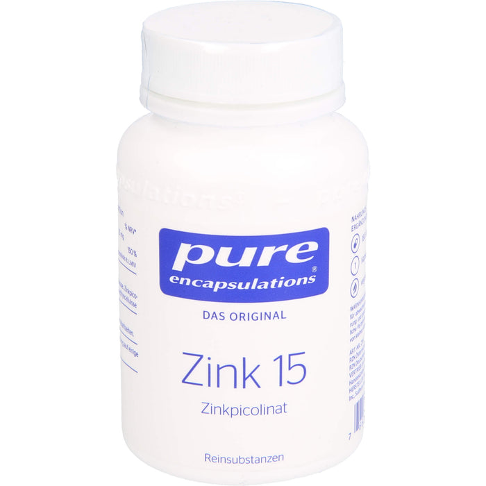 pure encapsulations Zink 15 Zinkpicolinat Kapseln, 180 pcs. Capsules