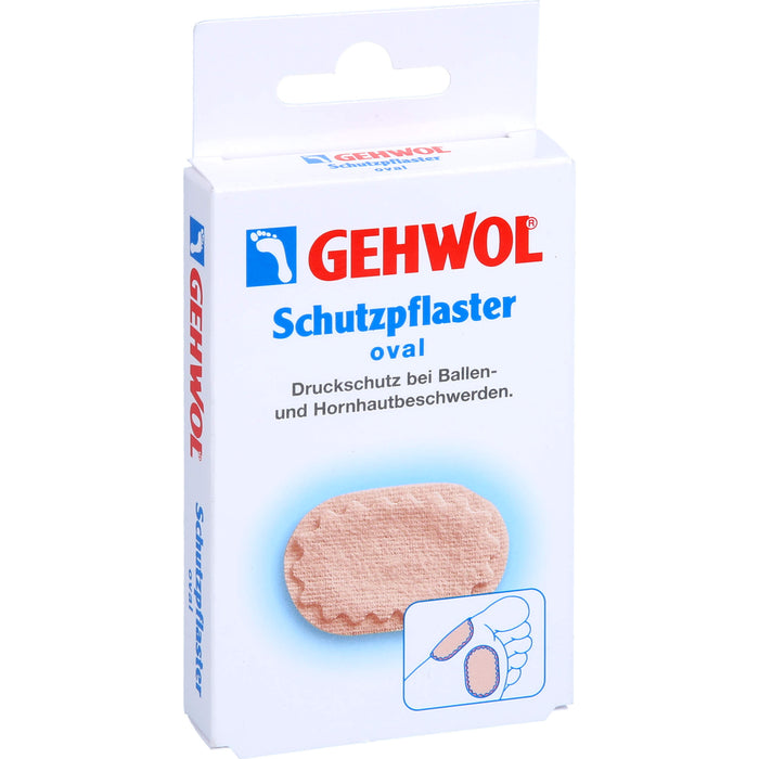 GEHWOL Schutzpflaster oval, 4 pc Pansement