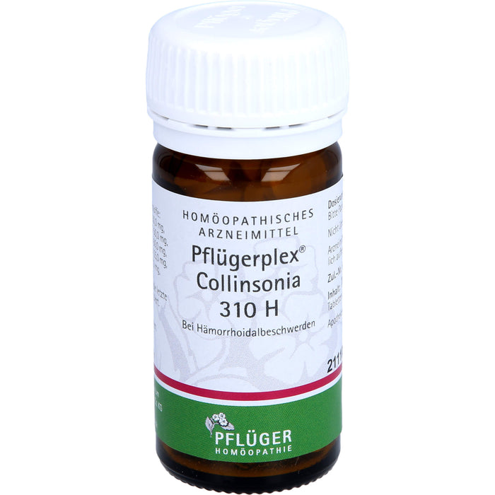 PFLÜGER Pflügerplex Collinsonia 310 H Tabletten bei Hämorrhoidalbeschwerden, 100 pcs. Tablets