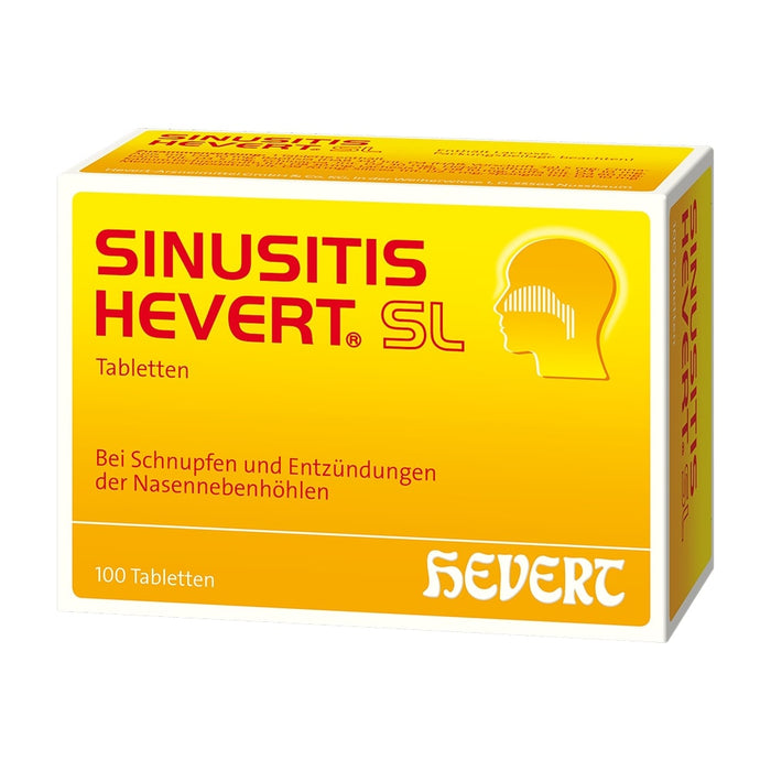 Sinusitis Hevert SL Tabletten, 100 pc Tablettes