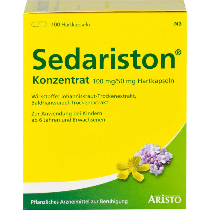 Sedariston Konzentrat Hartkapseln zur Beruhigung, 100 pc Capsules