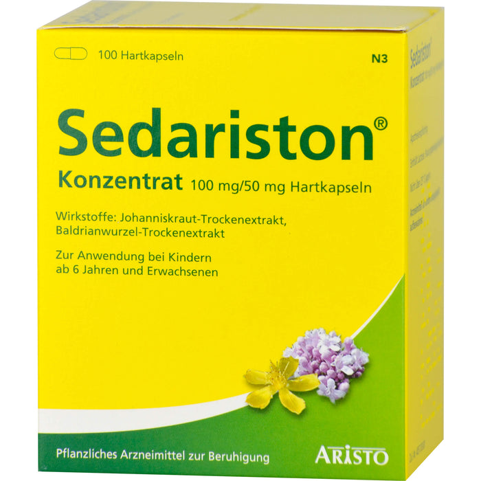 Sedariston Konzentrat Hartkapseln zur Beruhigung, 100 pcs. Capsules